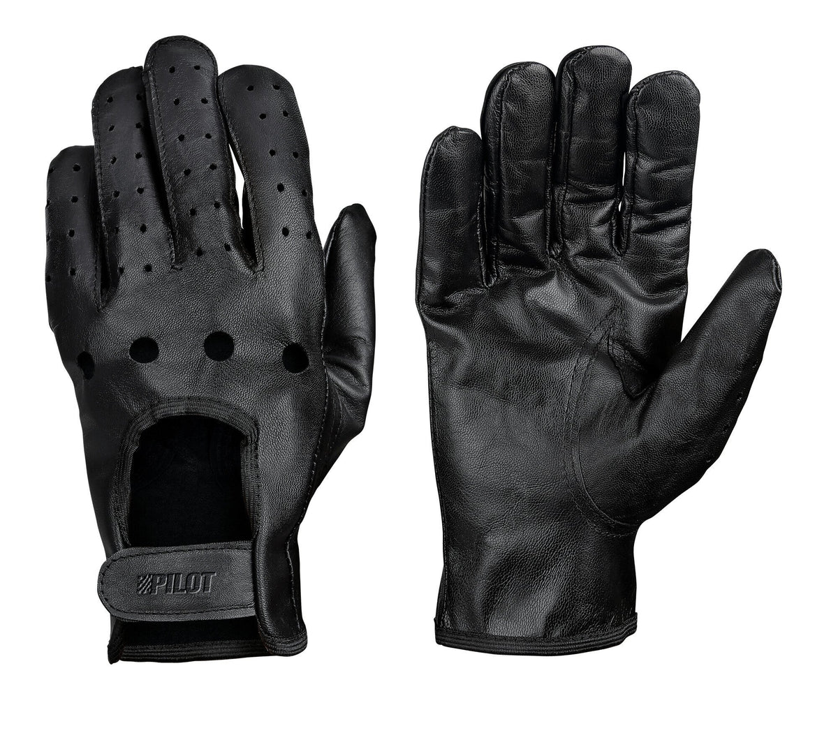 Pilot -3, guanti guida - XL - Nero