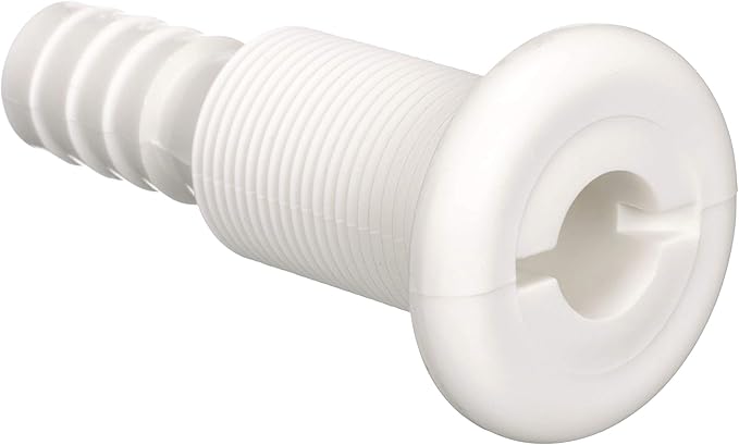 ATTWOOD - connettore passascafo dritto in polipropilene 3 1/4 pollice