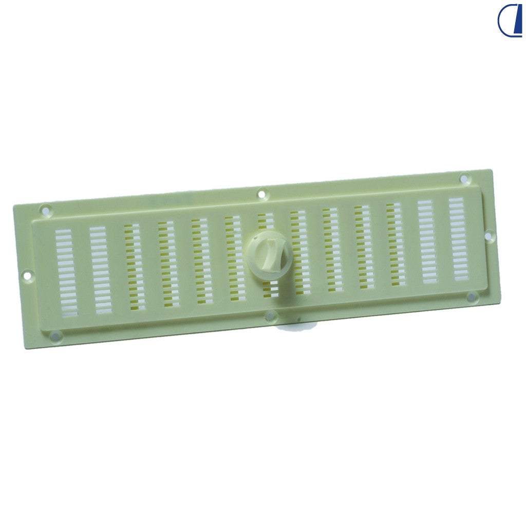 Di-Tec Aeratore interno apribile 70x250 mm avorio per camper