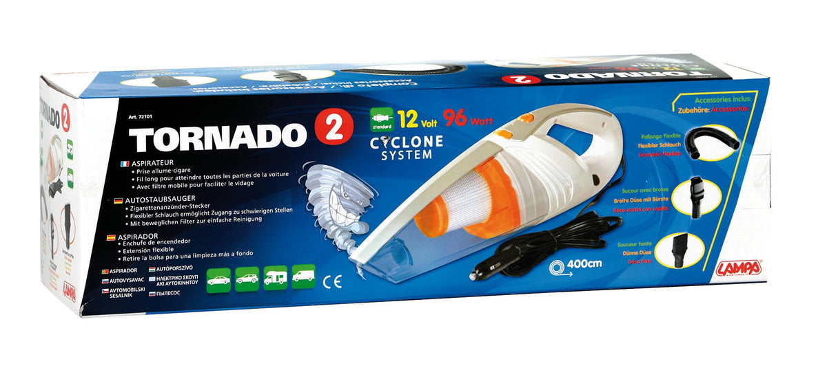 Lampa Tornado 2, aspirapolvere - 12V - 96W 72101