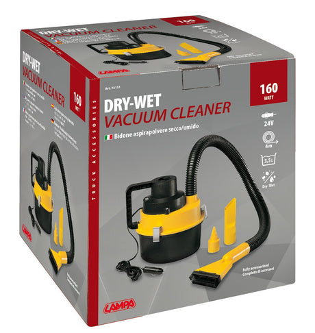 Aspirapolvere a bidone 24V per camion 160W  Lampa 72131