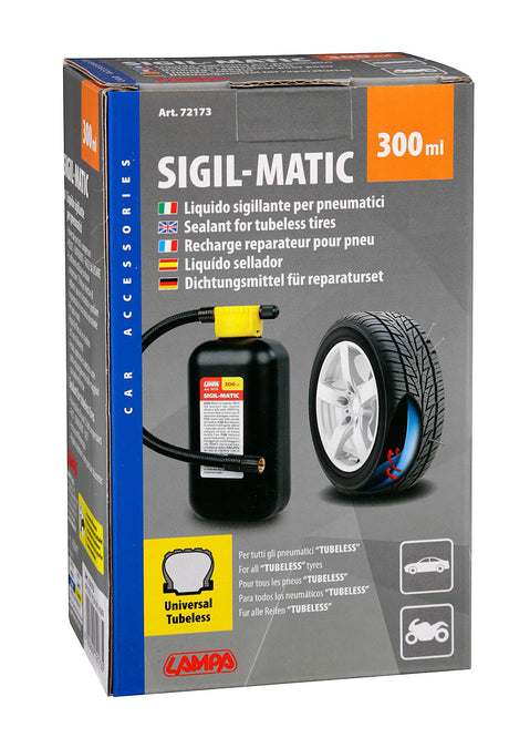 Lampa Sigil-Matic, kit liquido sigillante per pneumatici, 300 ml 72173