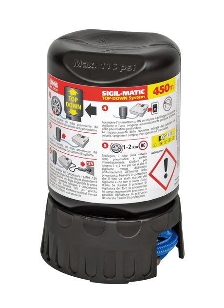 Lampa Sigil-Matic, kit liquido sigillante per pneumatici, 450 ml 72174