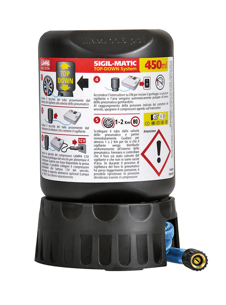 Lampa Sigil-Matic, kit liquido sigillante per pneumatici, 450 ml 72174