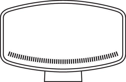 Pilot Pluton, faro alogeno di profondità con luce di posizione a led 248x141 mm
