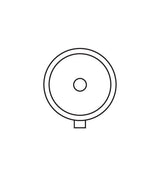 Pilot Neptune, faro alogeno di profondità con luce di posizione -  220 mm