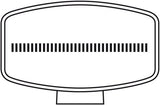 Pilot Pluton Nova faro di profondità LED con luce di posizione 10/30V 245x140 mm