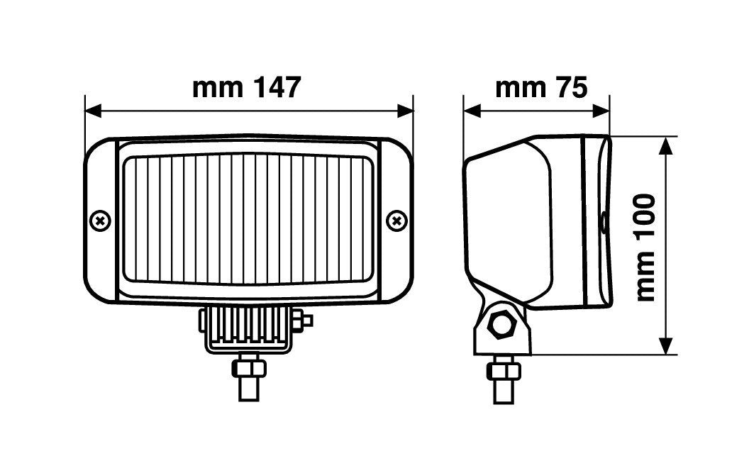 Lampa Prox, faro fendinebbia - Bianco 72346