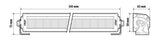 Pilot Glare Blade-30, barra multifunzione a Led - 12/24V - 345x75x65 mm