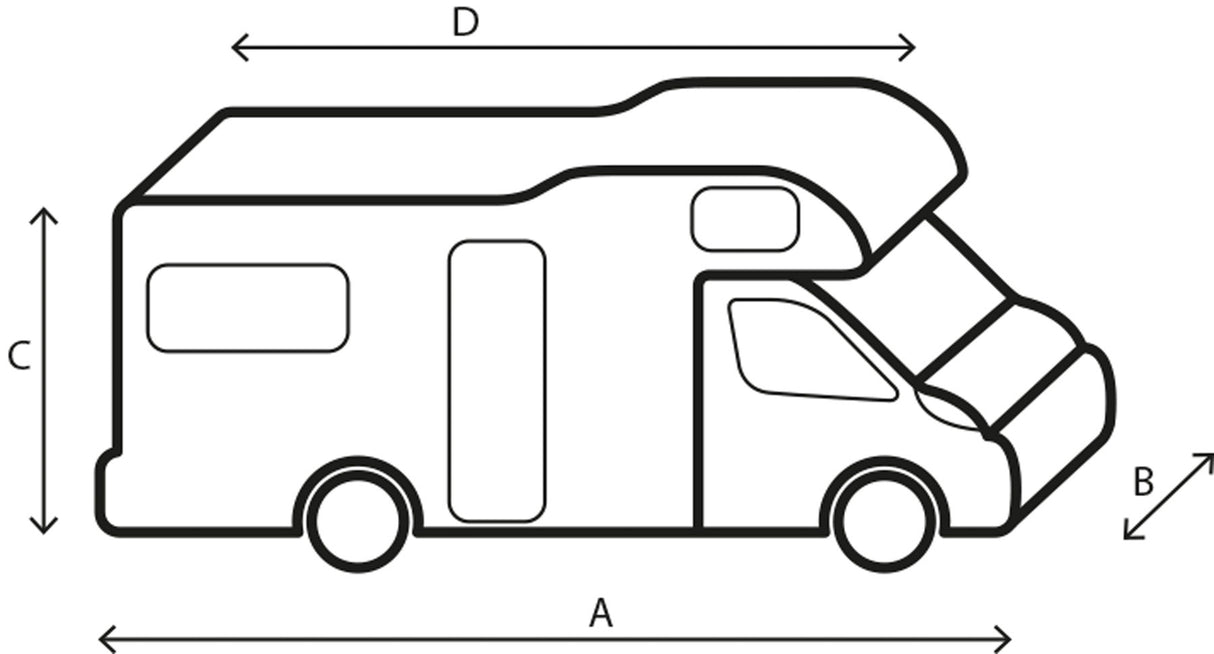 Brunner Copertura Camper Cover 6M 500 - 550