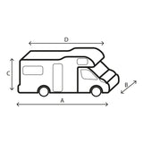 Telo Copricamper Brunner Cover Design 12M 550-600 cm