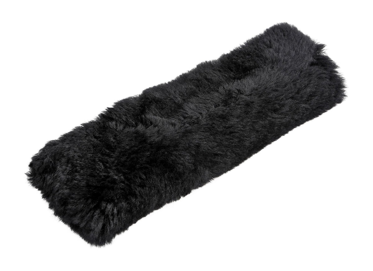 Lampa Cuscino avvolgicintura in vera pelliccia di montone - Nero 72444