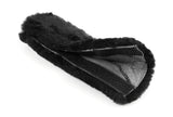 Lampa Cuscino avvolgicintura in vera pelliccia di montone - Nero 72444