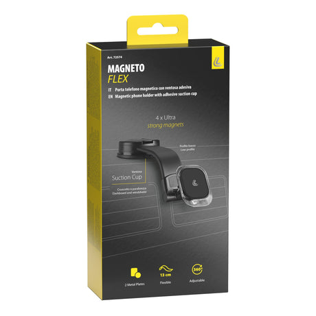Lampa Magneto Flex, porta telefono magnetico con ventosa adesiva a basso profilo 72574