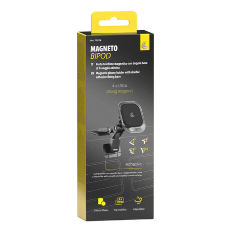 Lampa Magneto Bipod, porta telefono magnetico con doppia base adesiva 72576