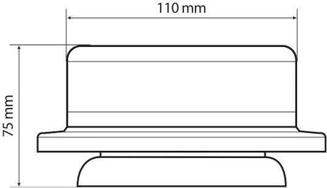 Lampa RL-13, luce di segnalazione a Led, 9/32V 72915