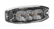 Lampa Luce di segnalazione multifunzione a 3 Led, 9/32V - 80x29 mm - Arancio 72989