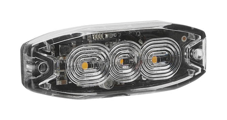 Lampa Luce di segnalazione multifunzione a 3 Led, 9/32V - 80x29 mm - Arancio 72989