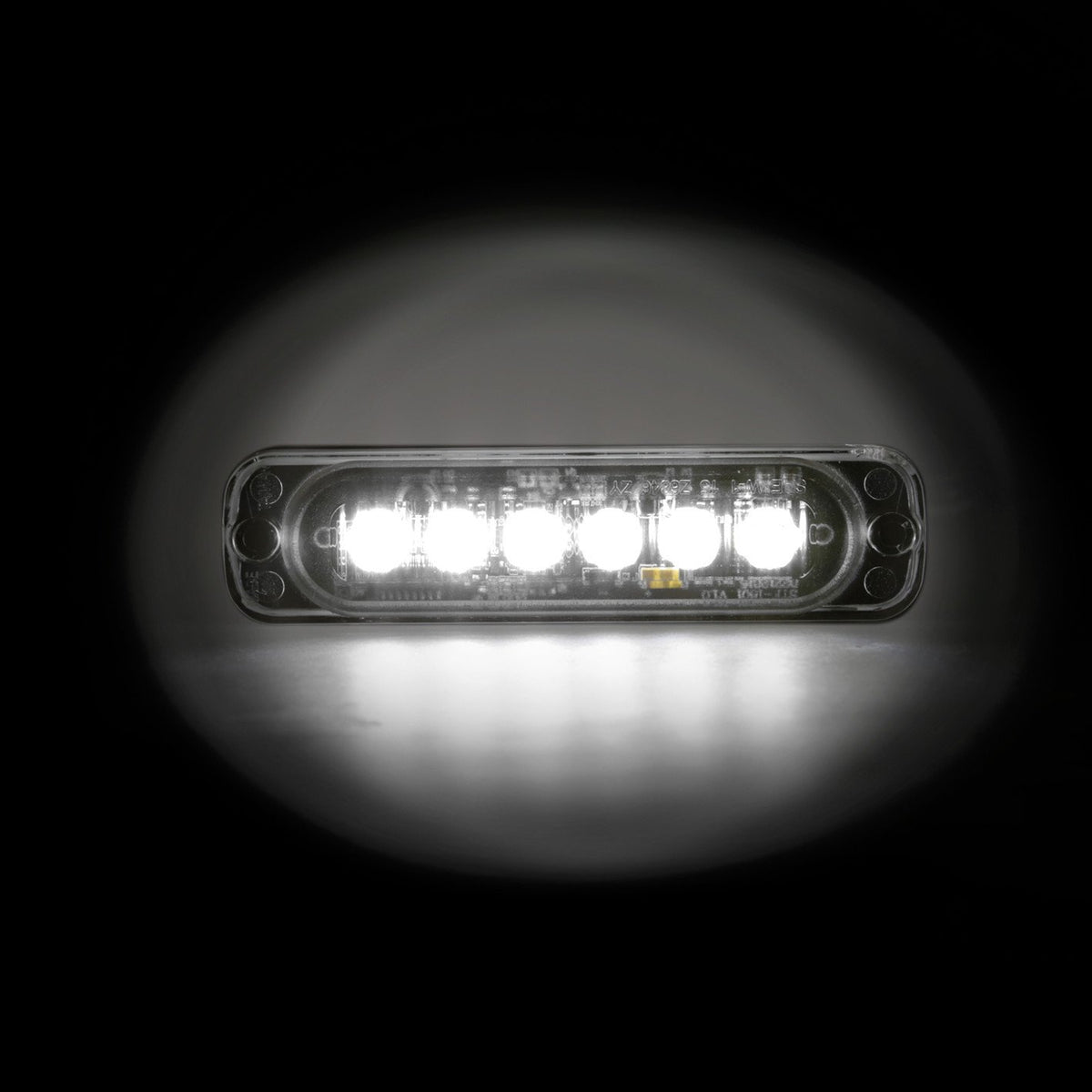 Lampa Luce strobo multifunzione a 6 Led, 12/24V - Bianco 72996