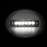 Lampa Luce strobo multifunzione a 6 Led, 12/24V - Bianco 72996