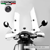 Biondi Parabrezza Mod. Z Trasparente + Attacchi Keeway Sixties 300 2023