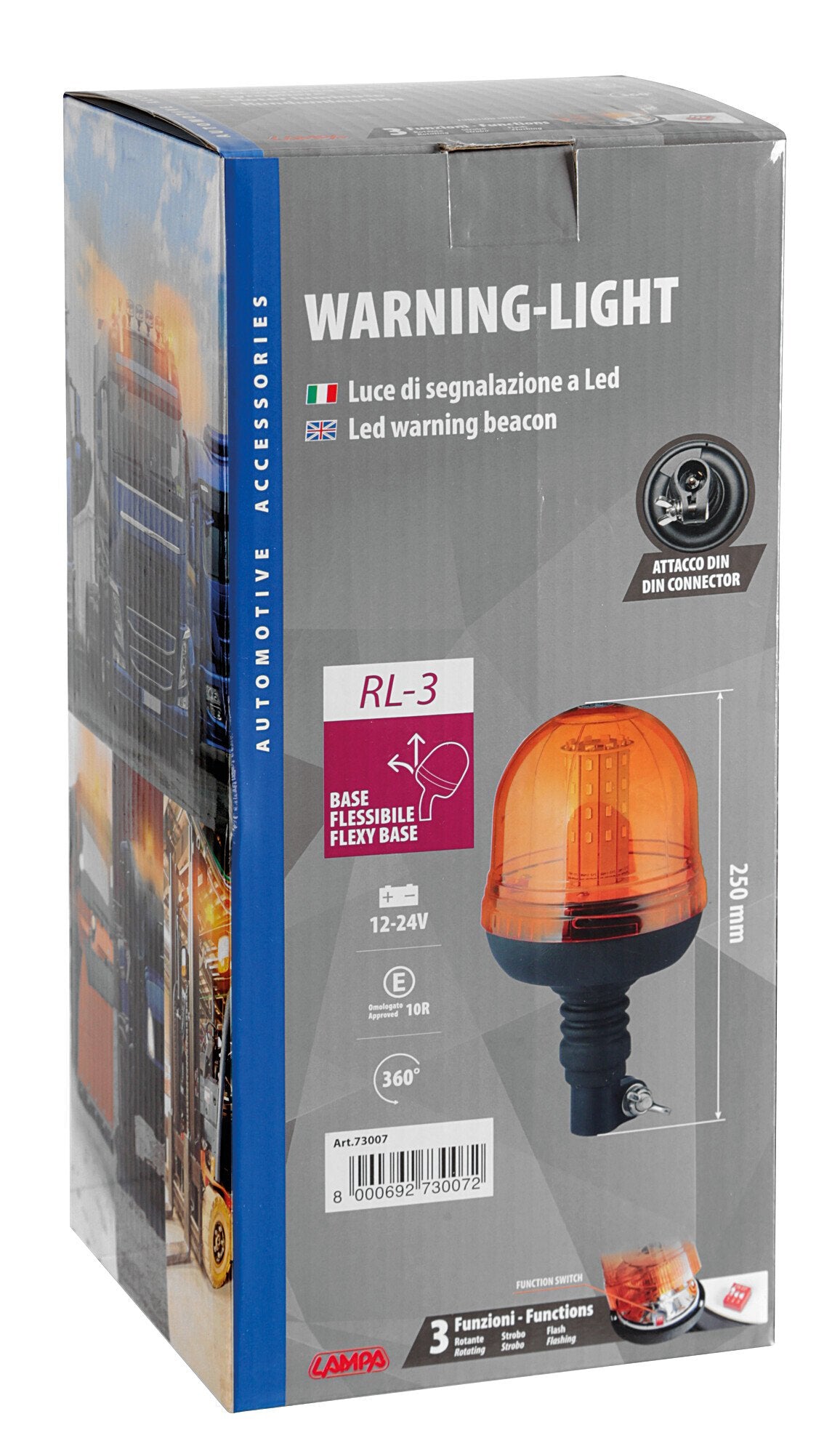 Lampa RL-3, luce di segnalazione a Led, 12/24V 73007