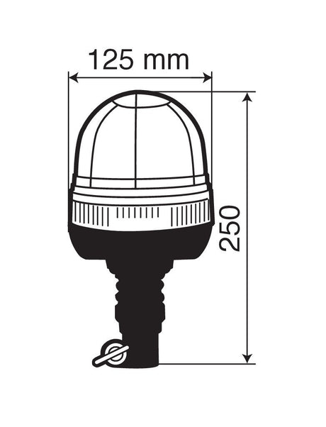Lampa RL-3, luce di segnalazione a Led, 12/24V 73007