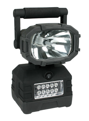Lampa Pro Lite, Faro con proiettore HID Xenon 20W e lanterna 10 Led - 12/230V 73068