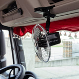 Ventilatore 24V per camion  8" cromato con clip  Lampa Chrome-Fan 73107