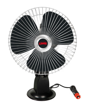 Ventilatore 24V per camion  8" cromato con ventosa  Lampa Chrome-Fan 73108
