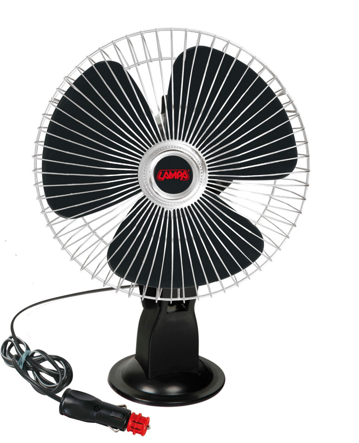 Lampa Chrome-fan, ventilatore con ventosa  8" - 12V 73112
