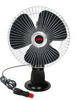 Lampa Chrome-fan, ventilatore con ventosa  8" - 12V 73112
