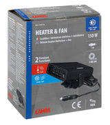 Lampa Heater & Fan, scaldino/sbrinatore e ventilatore, 12V - 150W 73114