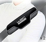 Par de almohadillas para cinturón de seguridad Wrc de color negro y gris