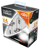 Wrc Coppia lampadine +50% LIGHT H4 55/60W