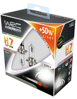 Wrc Coppia lampadine +50% LIGHT H7 55W