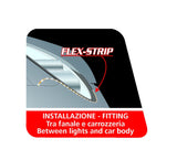 Pilot Flex Strip, 12V - 21 Led - 2x50 cm - Bianco