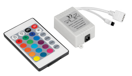 Lampa Centralina di controllo per striscia a Led RGB con telecomando - 12V 73647