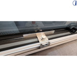 Di-Tec Kit antieffrazione Medium per finestre a compasso camper in acciaio inox
