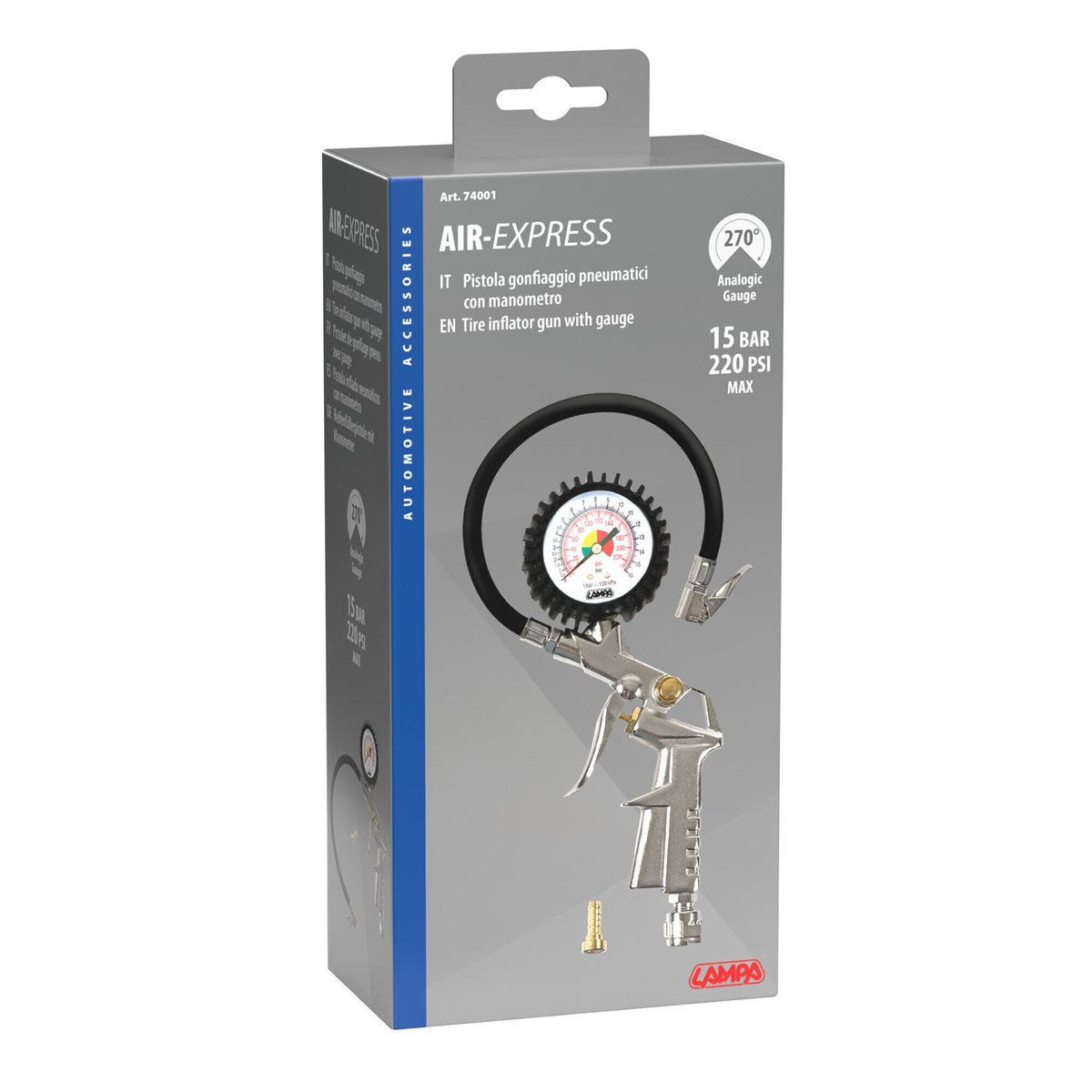 Lampa Pistola gonfiaggio pneumatici 74001