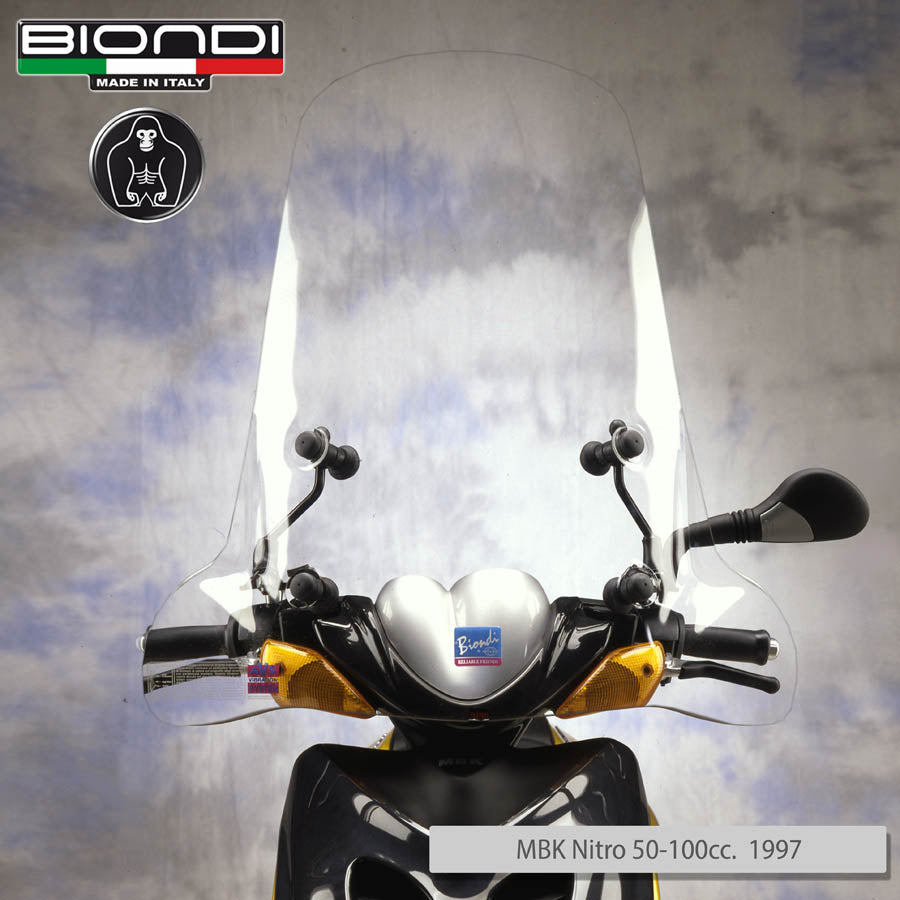 Biondi Parabrezza Club Scooter Schermo Trasparente 73x69 cm - MPN 8060954
