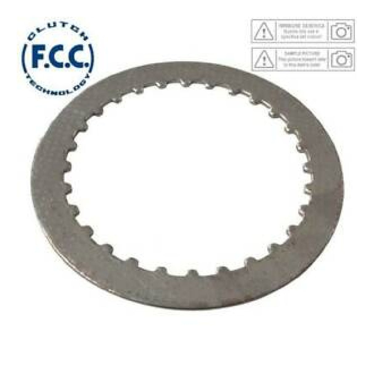 FCC Disco frizione acciaio singolo KAWASAKI KLV (A1H>A2H) (JKBS1122) 1000 04/05