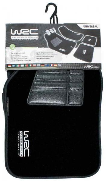 Wrc Set 4 tappeti moquette universali neri