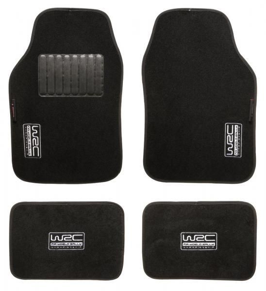 Wrc Set 4 tappeti moquette universali neri