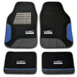 Wrc Set of 4 Universal Blue Race Carpet Mats