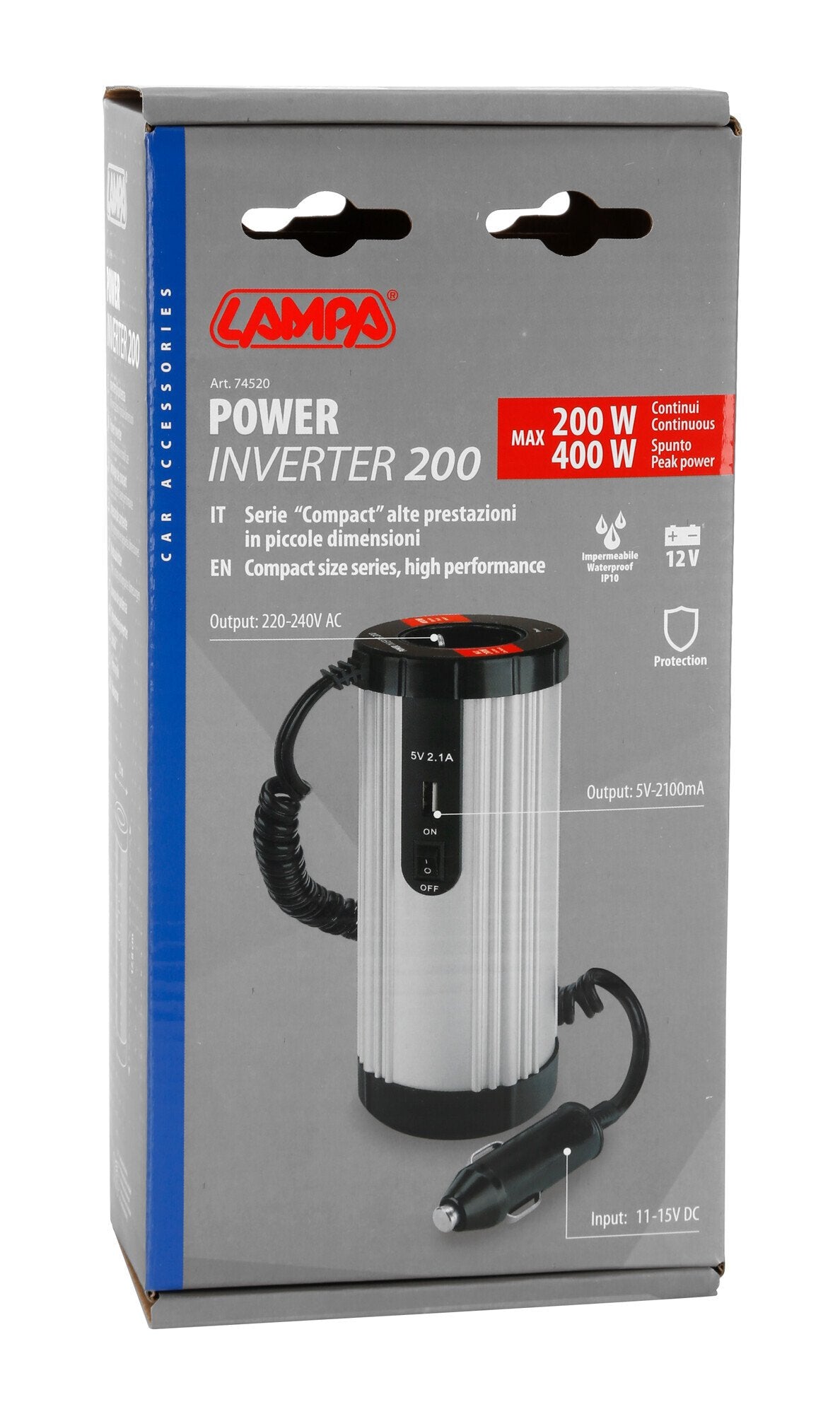 Lampa Power Inverter 200 74520