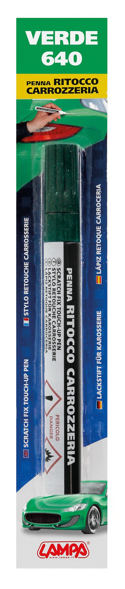 Lampa Penna ritocco carrozzeria - Verde - 640 74640