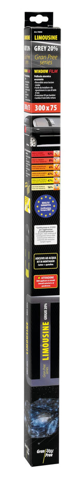 Gran Pree Gran Pree Limousine, pellicola oscurante - 300x75 cm - Grey 20%