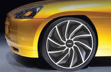 Wrc Set 4 copricerchi 14'' Turbo bicolore