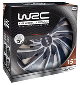 WRC Satz mit 4 15'' Turbo Zweifarb-Radkappen
